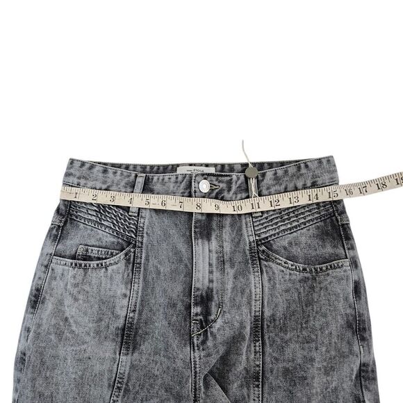 New Isabel Marant Hominy Trousers Jean Lilac Washed Gray Size 40 US 8 - Picture 8 of 10